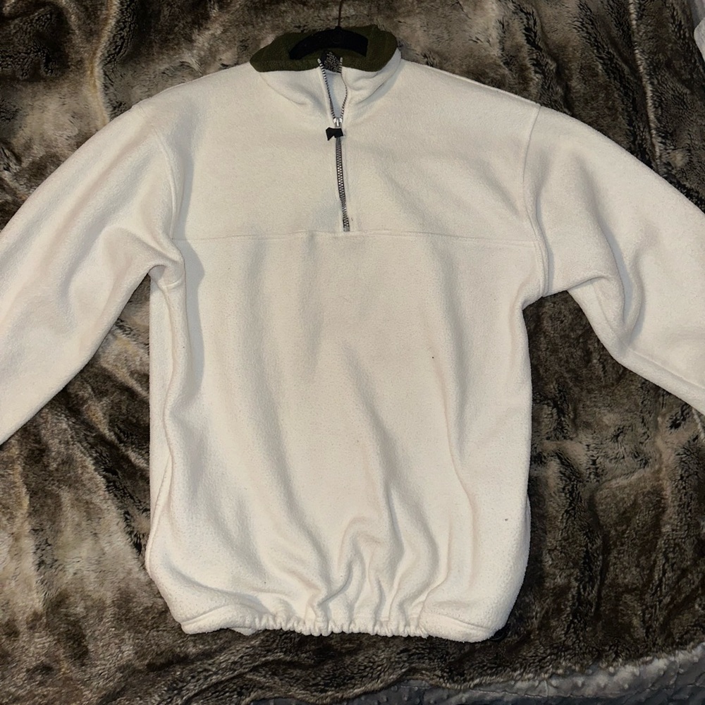 A white sweater